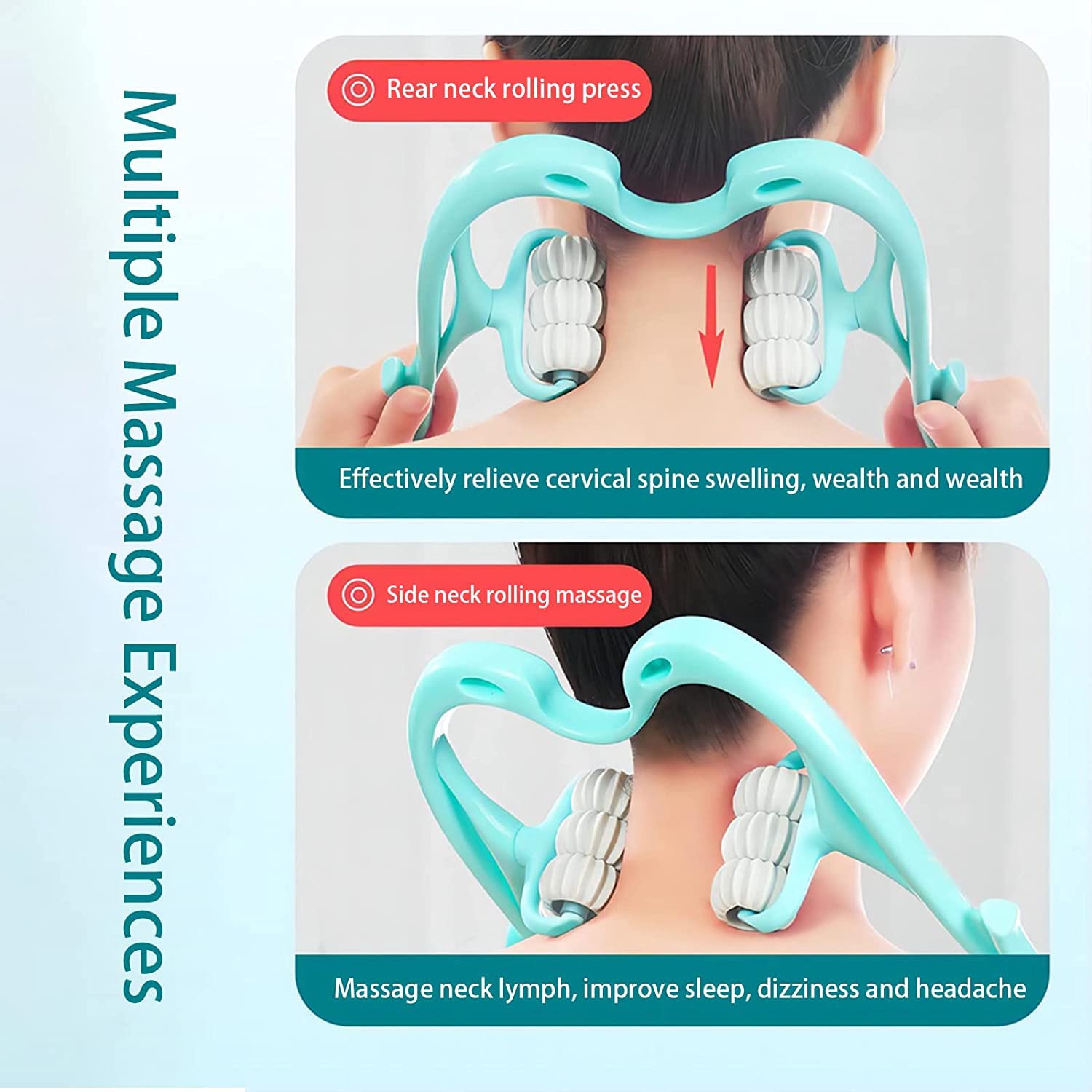NECK SHOULDER MASSAGER, PORTABLE RELIEVING THE BACK FOR MEN RELIEVING THE WAIST WOMEN (1PC) NECK SHOULDER MASSAGER, PORTABLE RELIEVING THE BACK FOR MEN RELIEVING THE WAIST WOMEN (1PC)